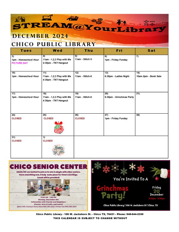 December Calendar